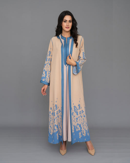 Ensemble djellaba imprimé