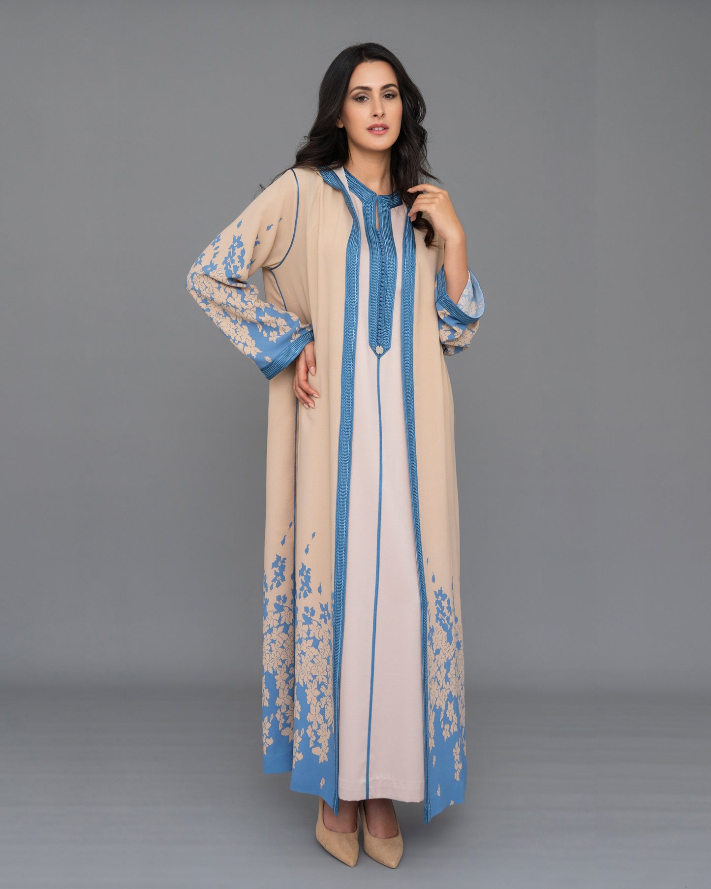 Ensemble djellaba imprimé